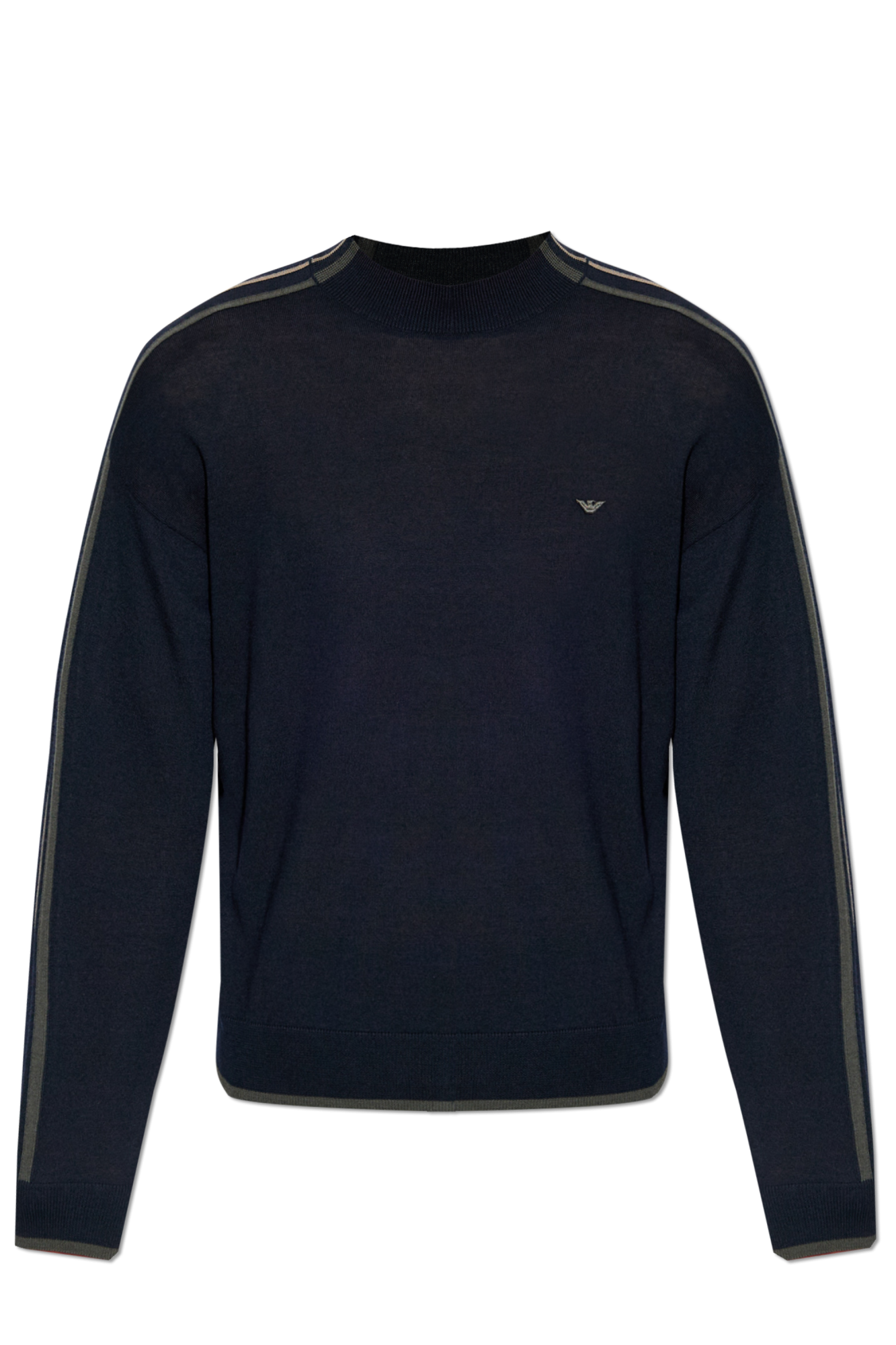 トップス EMPORIO ARMANI archive knit Emporio Armani Sweater with embroidered logo | Men's